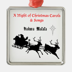 Sing Along Christmas – Carols & Festive Joy Metal Tree Decoration