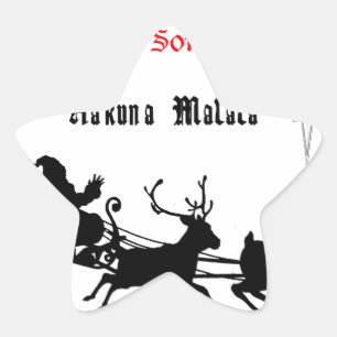 Sing Along Christmas – Carols & Festive Joy Star Sticker