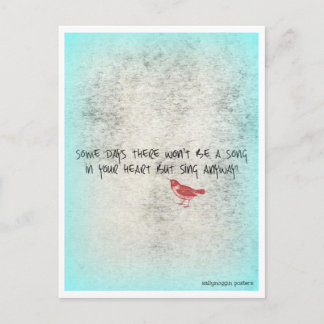 Sing Anyway Postcard