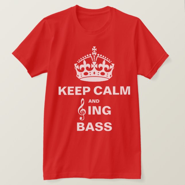 Sing Bass T-Shirt (Design Front)