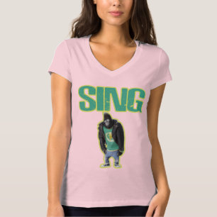 Sing Character Johnny Gorilla  T-Shirt