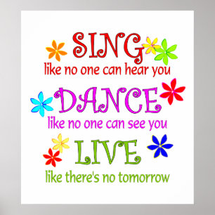 Sing Dance Live Poster