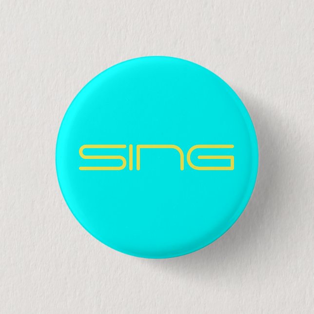 Sing for Joy 3 Cm Round Badge (Front)