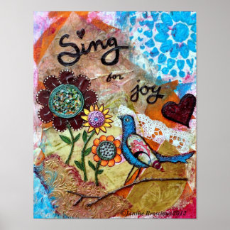 Sing for Joy Art Poster