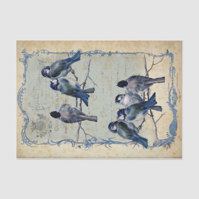 Sing in the Morning Tissue Paper (Front)