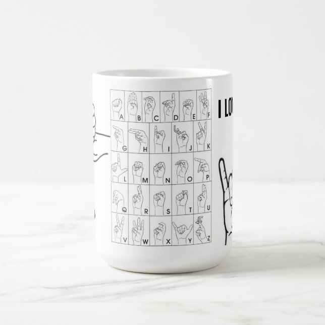 SING LANGUAGE mug (Center)