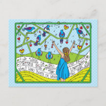 Sing Like The Birds Sing_ Postcard