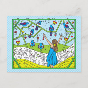 Sing Like The Birds Sing_ Postcard