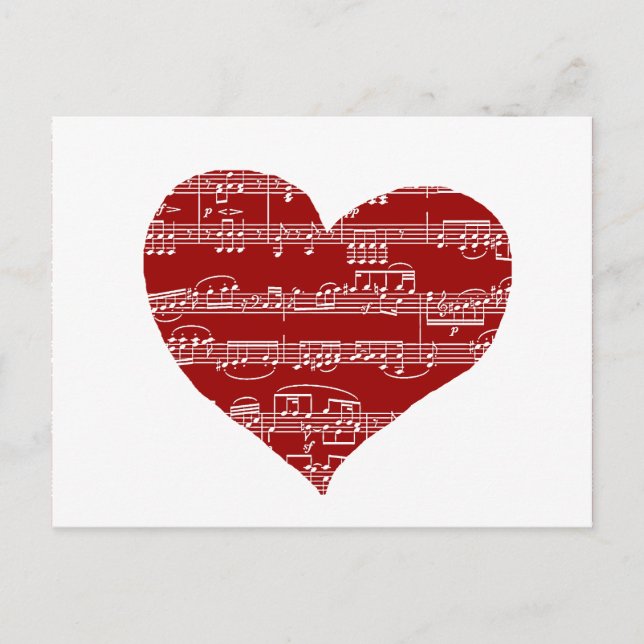 Sing me a song about Love Postcard (Front)