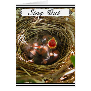 Sing Out - Greeting Card