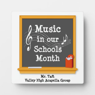 Sing out Your Favourite Teacher Plaque