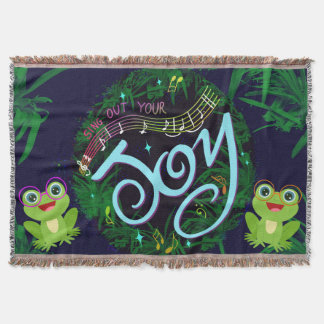 Sing Out Your Joy!  Throw Blanket