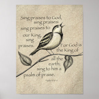 Sing praise! poster