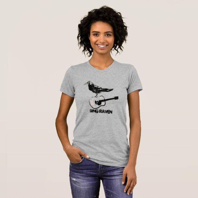Sing Raven  T-Shirt (Front Full)
