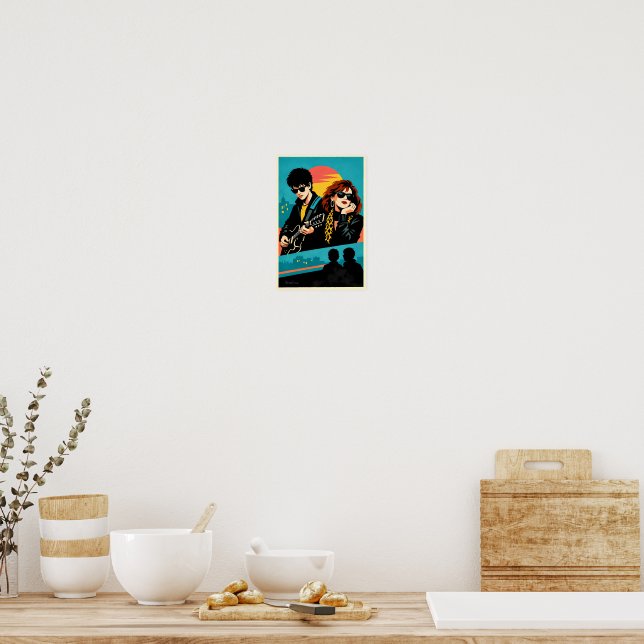 Sing Street Inspired Retro Movie Poster (Kitchen)