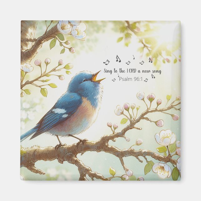 Sing To The LORD A New Song Magnet (Front)