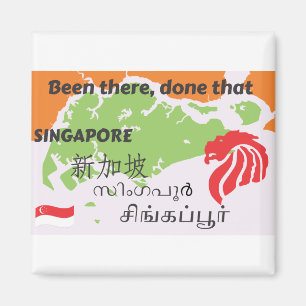 Singapore 10 magnet