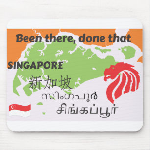 Singapore 10 mouse mat