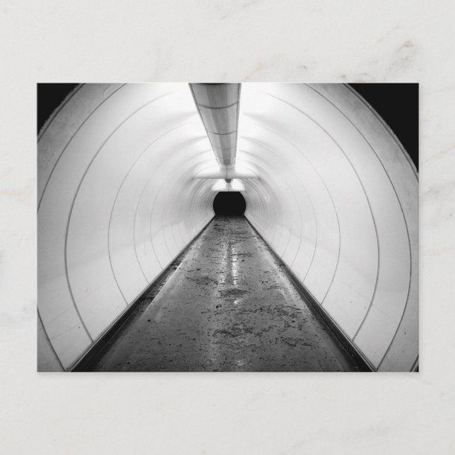 Singapore. An illuminated pedestrian tunnel in Postcard (Front)