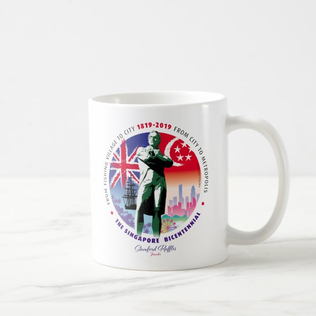 Singapore Bicentennial Collection v2 Coffee Mug (Right)