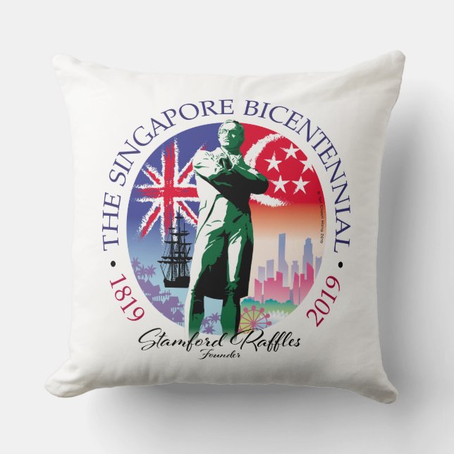Singapore Bicentennial Collection v2 - Mug Cushion (Front)