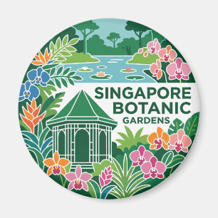 Singapore Botanic Gardens Singapore Magnet