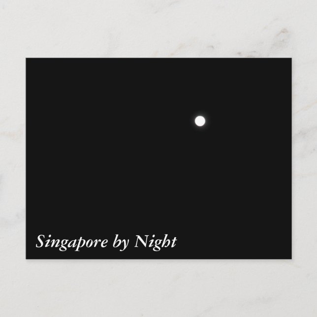Singapore by Night Postcard (Front)