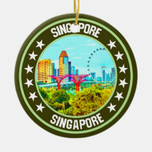 Singapore                                          ceramic tree decoration