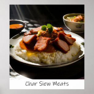 Singapore Char Siew Meats - Archival Print