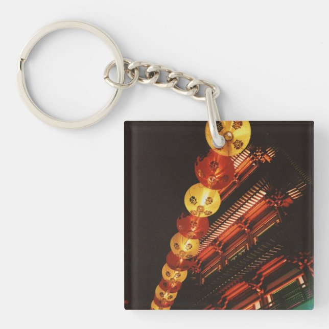 Singapore Chinatown  Key Ring (Front)