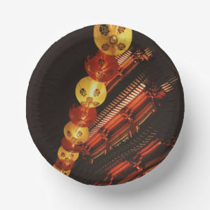 Singapore Chinatown Paper Plate