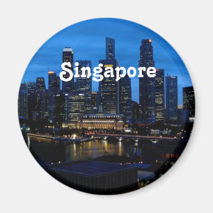 Singapore Cityscape Magnet