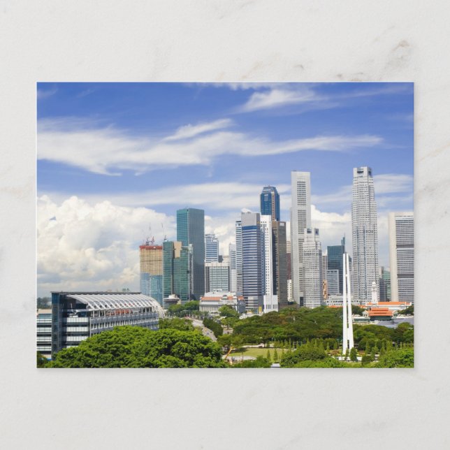 Singapore cityscape postcard (Front)