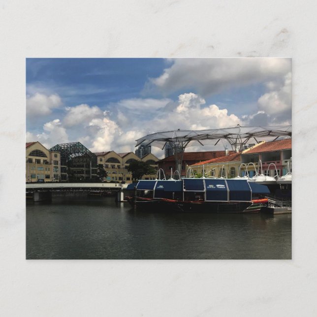 Singapore Clarke Quay #2 Postcard (Front)