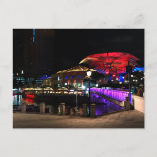 Singapore Clarke Quay #7-2 Postcard