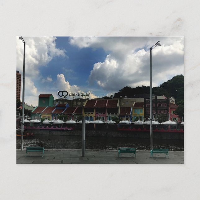 Singapore Clarke Quay #9 Postcard (Front)