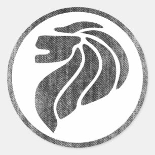 SINGAPORE CLASSIC ROUND STICKER