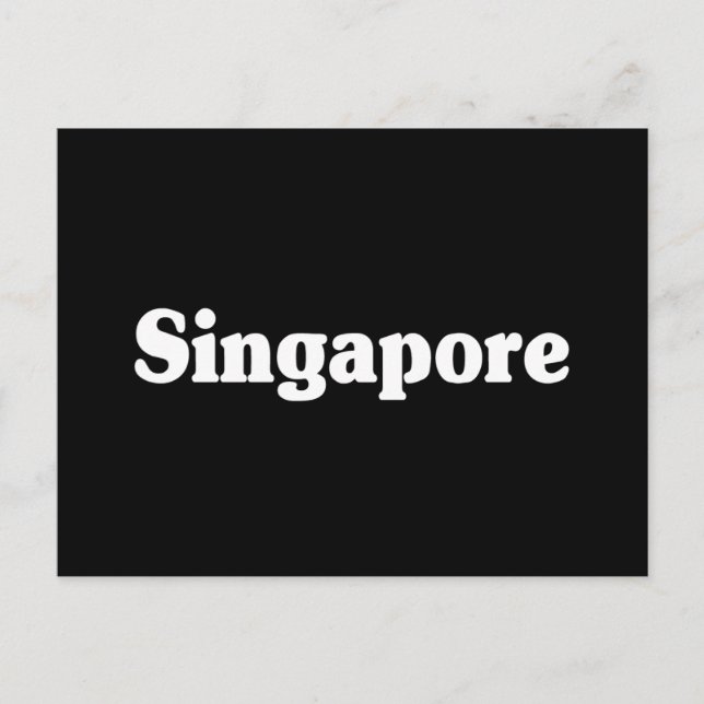 Singapore Classic Style Postcard (Front)