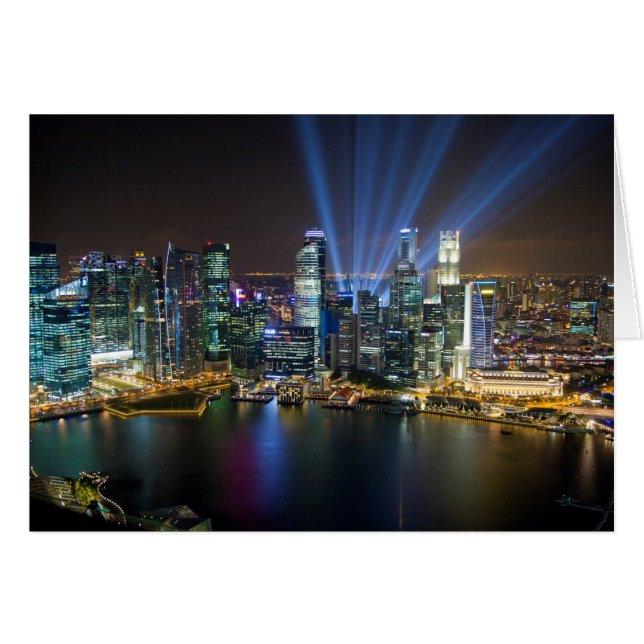 Singapore Downtown Lightshow (Front Horizontal)