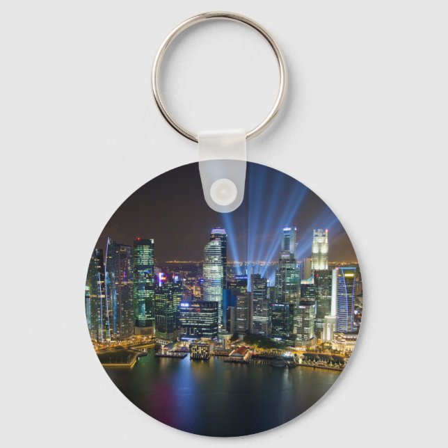 Singapore Downtown Lightshow Key Ring (Front)