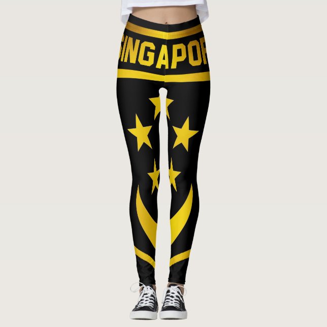 Singapore Emblem Leggings (Front)