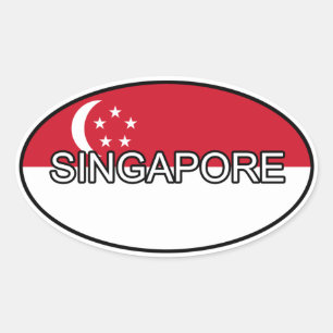Singapore Euro Sticker