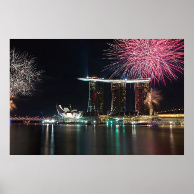 Singapore Fireworks Poster (Front)