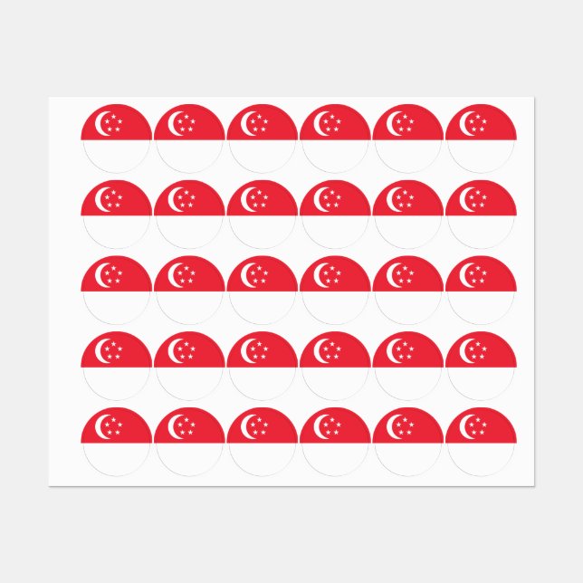 Singapore flag (Sheet)
