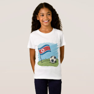 Singapore flag and soccer ball T-Shirt