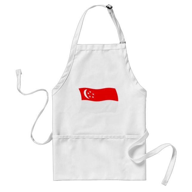 Singapore Flag Apron (Front)