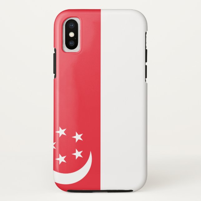 Singapore Flag Case-Mate iPhone Case (Back)