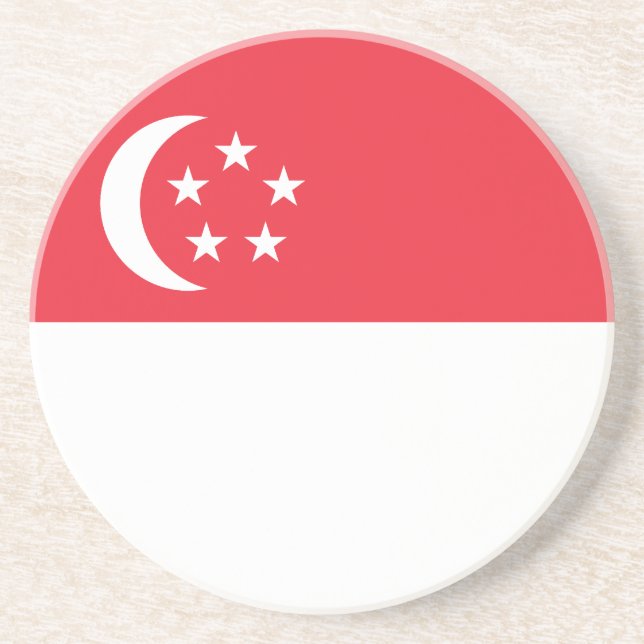 Singapore Flag Coaster (Front)