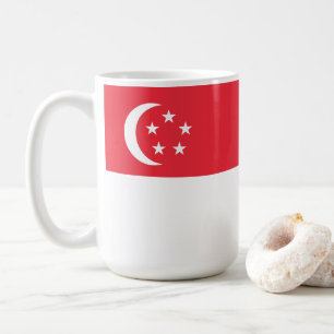 Singapore flag coffee mug
