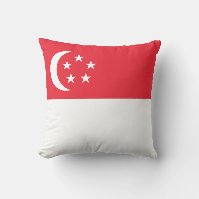 Singapore Flag Cushion (Front)